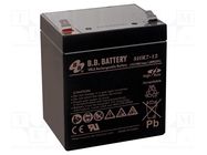 Re-battery: acid-lead; 12V; 7Ah; AGM; maintenance-free; 1.84kg B.B. Battery
