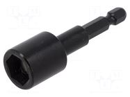 Screwdriver bit; 6-angles socket; HEX 13mm; Kind: impact Milwaukee