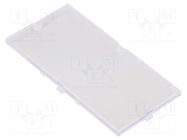 Front panel; transparent; HM-1597DIN5MH53; 1597 HAMMOND