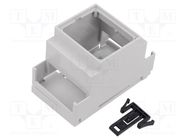 Enclosure: for DIN rail mounting; Y: 90mm; X: 53mm; Z: 58mm; PPO HAMMOND