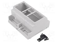 Enclosure: for DIN rail mounting; Y: 90mm; X: 106mm; Z: 58mm; PPO HAMMOND