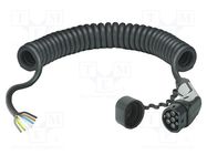 Cable: eMobility; 1x0.5mm2,5x2.5mm2; 480V; 16.63kW; IP44; 4m; 20A PHOENIX CONTACT