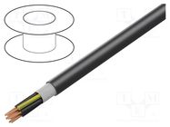 Wire: control cable; ÖLFLEX® FD 891 P; 3G4mm2; PUR; black; Cu LAPP