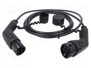 Cable: eMobility; 1x0.5mm2,5x1.5mm2; 480V; 16.63kW; IP44; 5m; 20A PHOENIX CONTACT