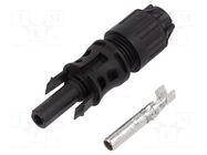 Connector: solar; plug; female; MC4 Evo 2; 53A; 1.5kV; straight STÄUBLI