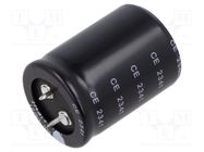 Capacitor: electrolytic; SNAP-IN; 4700uF; 80VDC; Ø30x40mm; ±20% AISHI