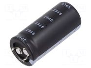 Capacitor: electrolytic; SNAP-IN; 330uF; 400VDC; Ø22x45mm; ±20% AISHI