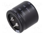 Capacitor: electrolytic; SNAP-IN; 330uF; 450VDC; Ø35x30mm; ±20% AISHI