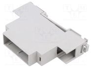 Enclosure: for DIN rail mounting; Y: 90mm; X: 18mm; Z: 58mm; PPO HAMMOND