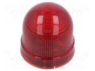 Module: light-sound signaller; red; LED; 24VDC; 24VAC LOVATO ELECTRIC