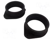 Spacer ring; MDF; 165mm; Chevrolet; impregnated; 2pcs. BASSER