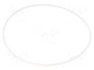 O-ring gasket; silicone; Thk: 3mm; Øint: 160mm; white; -60÷160°C ORING USZCZELNIENIA TECHNICZNE