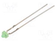 LED; 1.8mm; green; blinking; 220÷330mcd; 30°; 3÷5V; 20mA OPTOSUPPLY