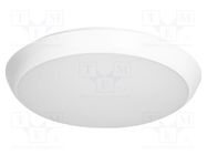 Lamp: plafond; 230VAC; 18W; 1880lm; 120°; 4000K; CRImin: 80; IP65 ADVITI