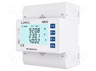 Meter: network parameters; for DIN rail mounting; LCD; NR32 LUMEL