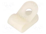 Fixing clamp; Cable P-clips; ØBundle : 3.2mm; W: 9.5mm; polyamide KEYSTONE