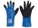 Protective gloves; Size: 11,XXL; blue; HPPE,nitryl,polyester WONDER GRIP