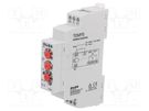 Timer; 0,1s÷10days; relay; 24÷240VAC; 24÷75VDC; -20÷50°C; IP40; 8A ELCO SRL