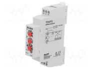 Timer; 0,1s÷10days; relay; 24÷240VAC; 24÷75VDC; -20÷50°C; IP40; 8A ELCO SRL