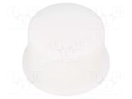 Button; 5G; round; white; Ø12mm; H: 6.7mm MEC