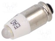 LED lamp; white; S5,7s; 12VDC; 12VAC; No.of diodes: 1 EAO