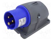 Connector: AC supply 3-phase; socket; male; 16A; 250VAC; IEC 60309 AMPHENOL