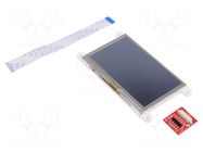 Display: TFT; 4.3"; 800x480; 32kBSRAM,32kbFLASH; 510cd/m2; FPC 4D Systems