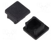 Cap for LED profiles; black; 20pcs; ABS; SMART10 TOPMET