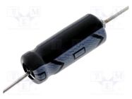 Capacitor: electrolytic; THT; 100uF; 40VDC; Ø7x19mm; Leads: axial VISHAY