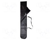 Cover; 1470x300mm; black; leather TIETZSCH