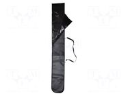 Cover; 2250x300mm; black; leather TIETZSCH