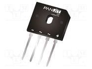 Bridge rectifier: single-phase; Urmax: 1kV; If: 15A; Ifsm: 200A PanJit Semiconductor