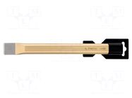 Cold chise; Tipwidth: 18mm; L: 150mm; Plating: varnish RENNSTEIG