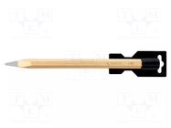 Pointed chisel; L: 350mm; Plating: varnish; Size: 18mm RENNSTEIG