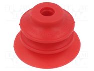 Suction cup; 56mm; 28cm3; Suction cup: silicone VMECA