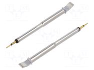 Tip; cutting; 6.35mm; 421°C; for hot tweezers; 2pcs; SmartHeat® METCAL
