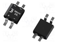 Bridge rectifier: single-phase; 600V; If: 0.5A; Ifsm: 20A; MicroDIL DIOTEC SEMICONDUCTOR