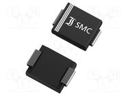 Diode: TVS; 3kW; 22.2÷24.6V; 92.5A; unidirectional; ±5%; SMC DIOTEC SEMICONDUCTOR