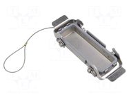 Protection cover; size 24B; Han-INOX®; IP65,IP67; 104x27mm HARTING