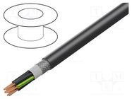 Wire: control cable; chainflex® CF160.UL; 5G1mm2; black; stranded IGUS