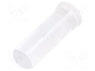Fiber for LED; Ø3mm; L: 7.9mm; round; Front: convex; straight; PLP2 BIVAR