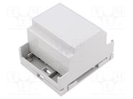 Enclosure: for DIN rail mounting; Y: 90mm; X: 71mm; Z: 58mm; PPO HAMMOND