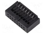 Connector: wire-board; plug; female; PIN: 16; RA; for cable; 2.54mm JST