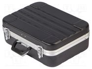 Case; Kind of container: tool case; black; ABS GOLDTOOL