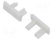Cap for LED profiles; white KLUŚ