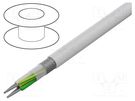 Wire: control cable; chainflex® CFCLEAN1; 2x1mm2; white; stranded IGUS