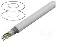 Wire: data transmission; chainflex® CFCLEAN3; 8x2x0.14mm2; white IGUS