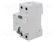 RCD breaker; Inom: 40A; Ires: 30mA; Poles: 1+N; 230/400VAC; IP20 SIEMENS