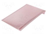 Protective bubble bag; ESD; L: 254mm; W: 152mm; Thk: 76um; 100pcs. STATICTEC