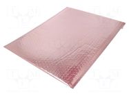 Protective bubble bag; ESD; L: 406mm; W: 305mm; Thk: 76um; 100pcs. STATICTEC